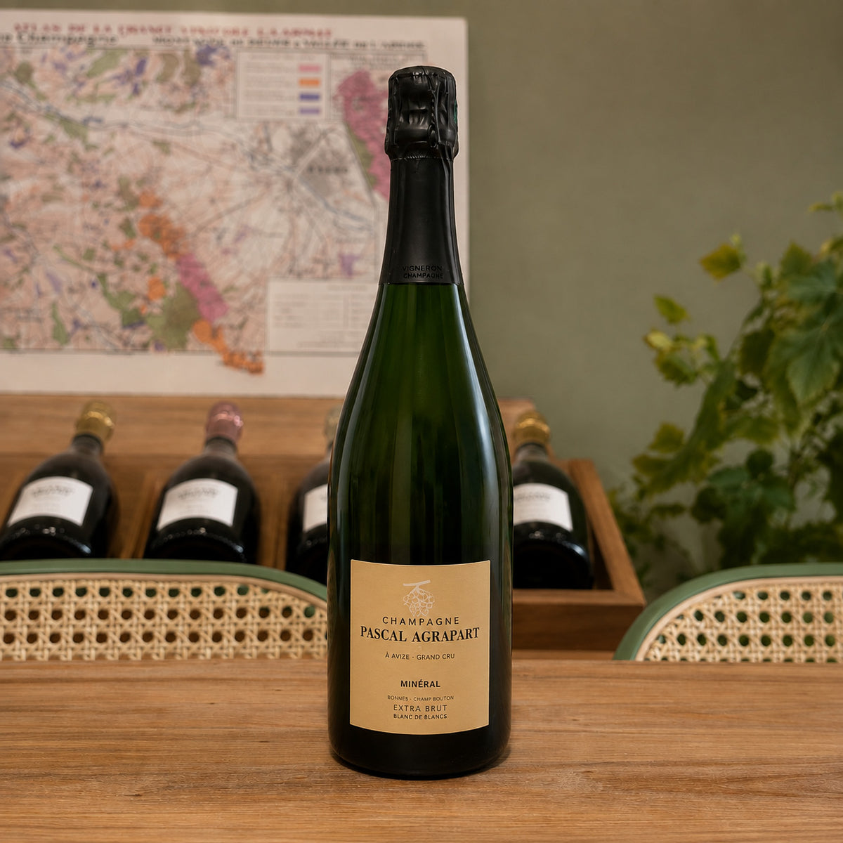Bouteille de champagne Agrapart Mineral, Grand Cru 2020 – Blanc de Blancs