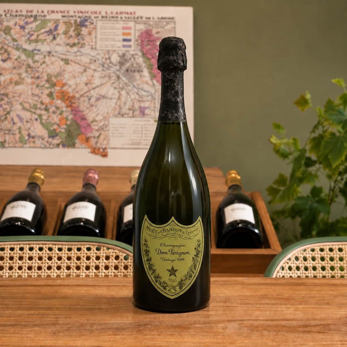 Bouteille de champagne Dom Pérignon 1996 – Assemblage