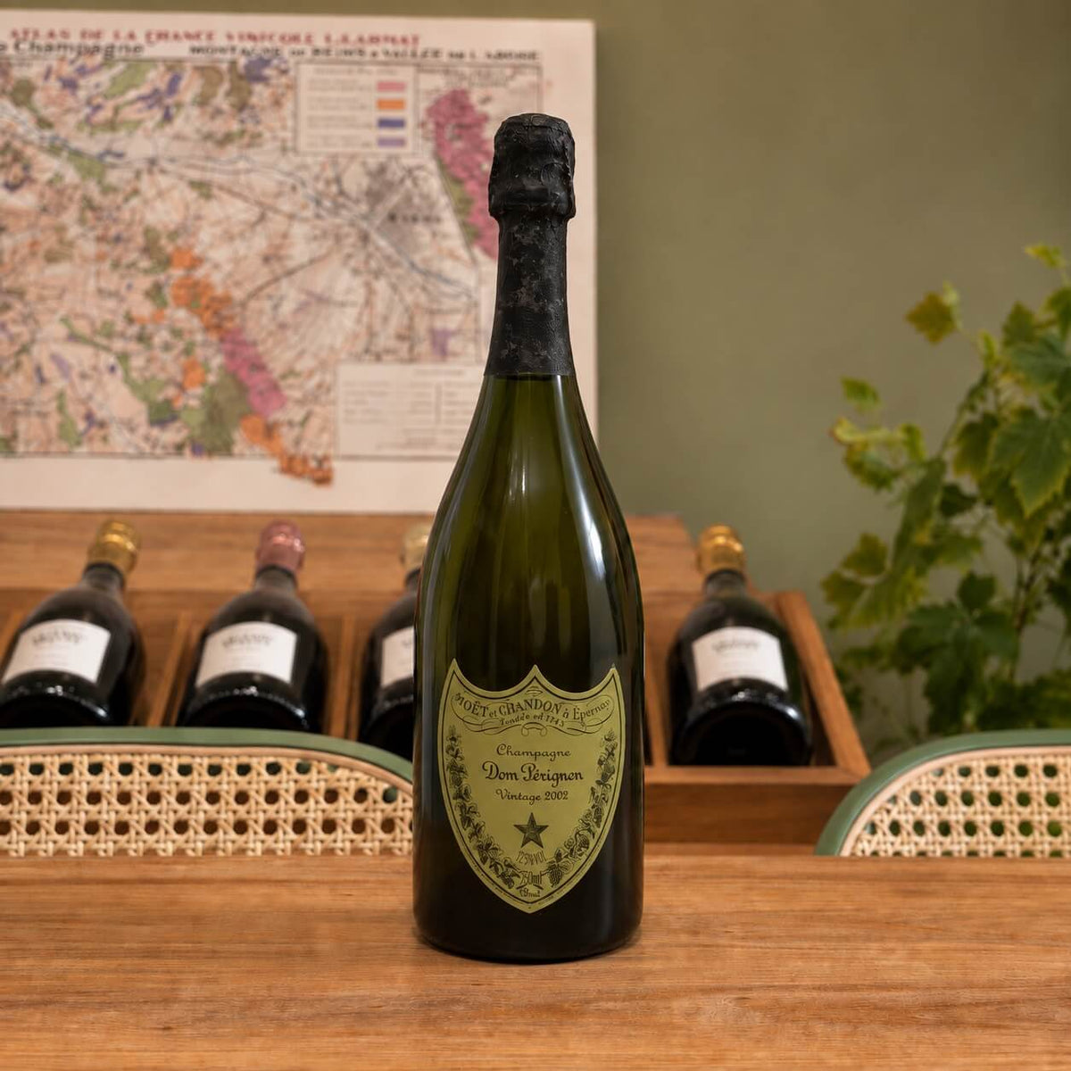 Bouteille de champagne Dom Pérignon 2002 – Assemblage
