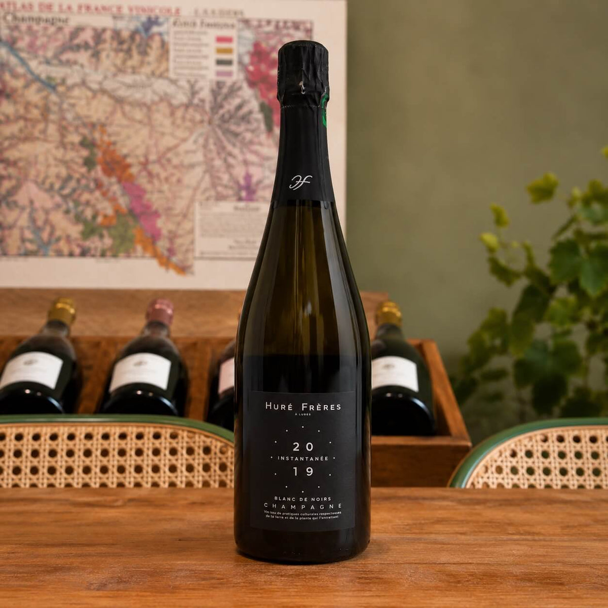 Bouteille de champagne Huré Frères Instantanée, Blanc de Noirs 2019