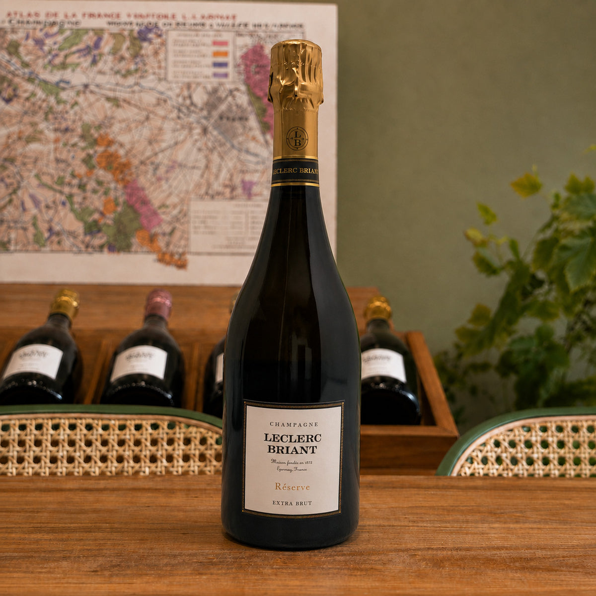 Bouteille de champagne Leclerc-Briant Réserve 2022 – Assemblage