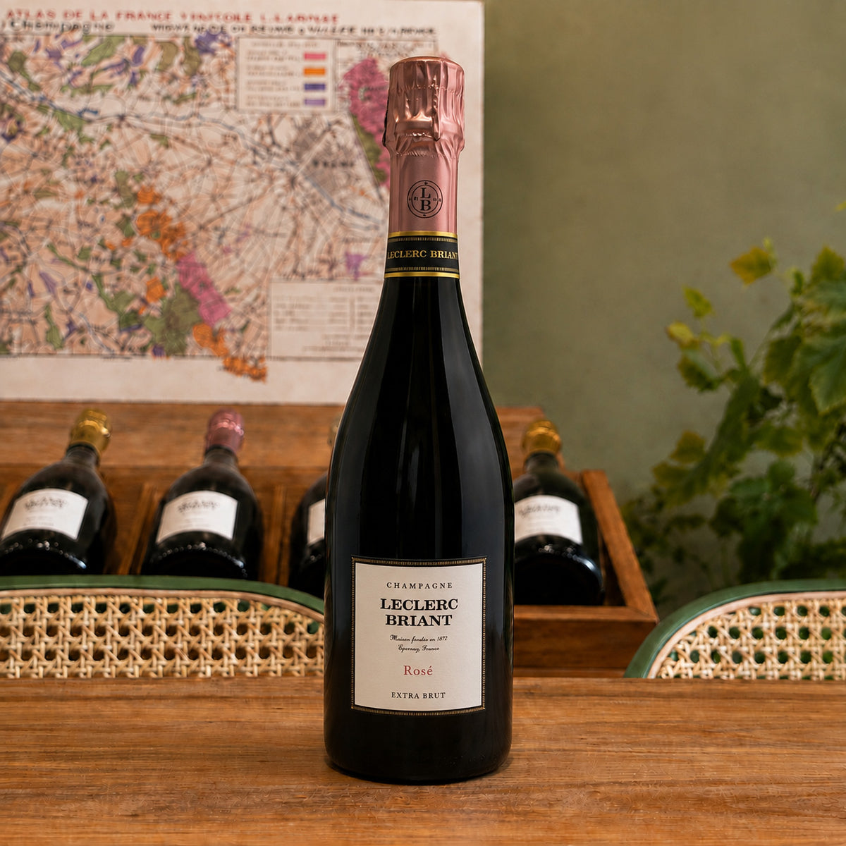 Bouteille de champagne Leclerc-Briant Rosé 2022