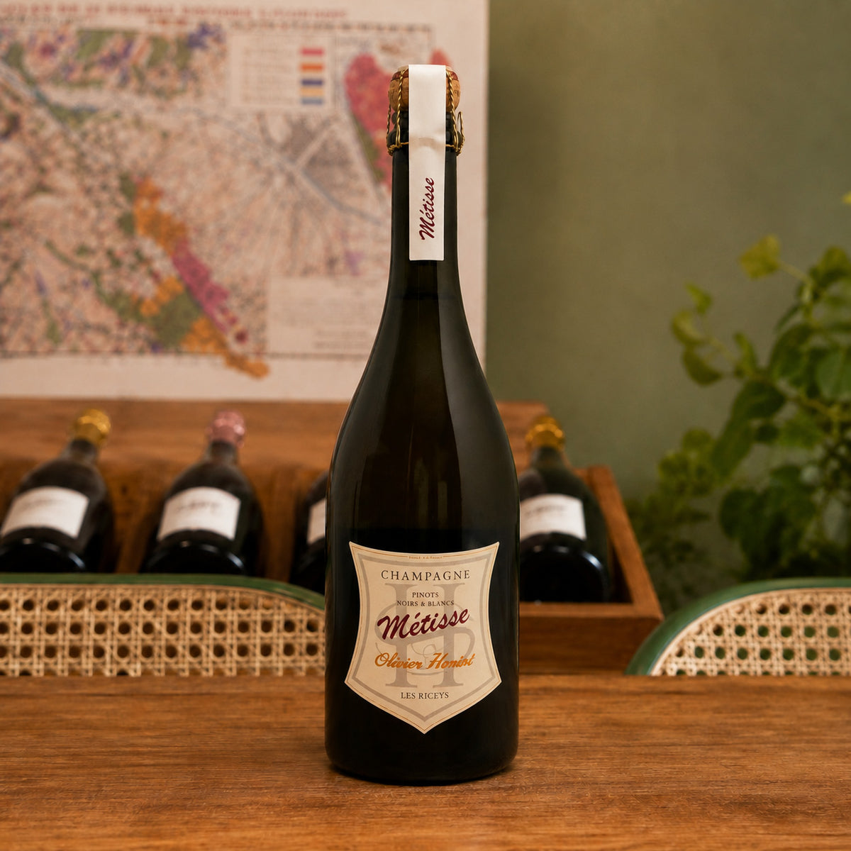 Bouteille de champagne Olivier Horiot Cuvée Métisse – Assemblage