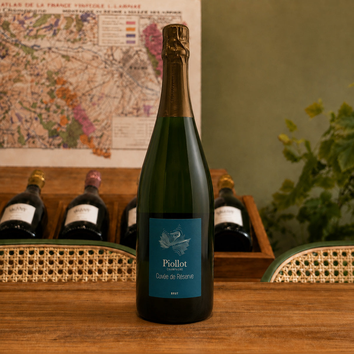Bouteille de champagne Piollot Cuvée de Réserve – Assemblage