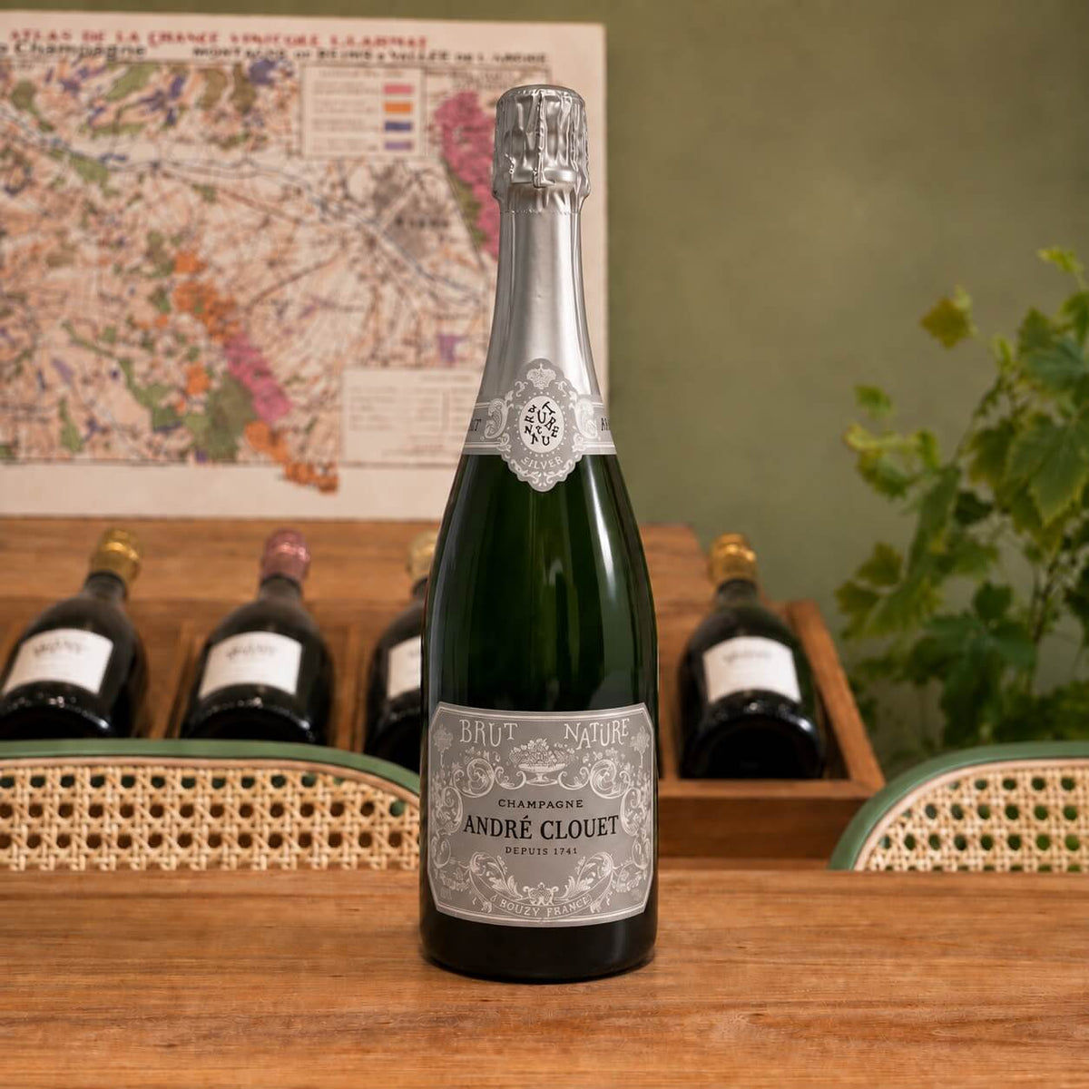 Bouteille de champagne André Clouët Silver Brut Nature – Blanc de Noirs