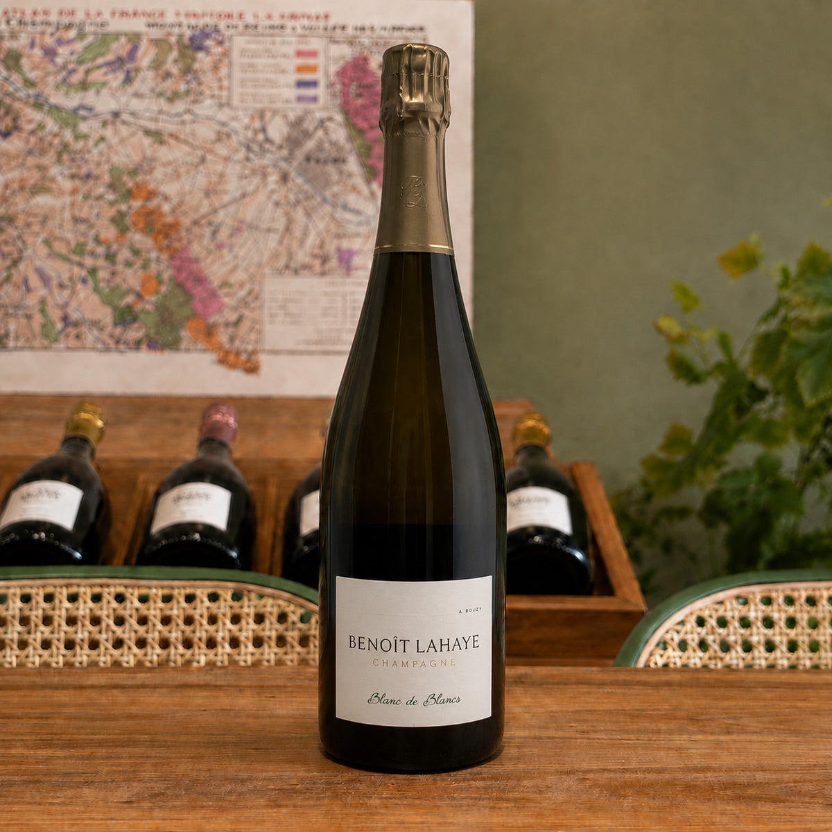 Bouteille de champagne Benoît Lahaye Blanc de Blancs