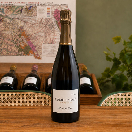 Bouteille de champagne Benoît Lahaye Blanc de Noirs