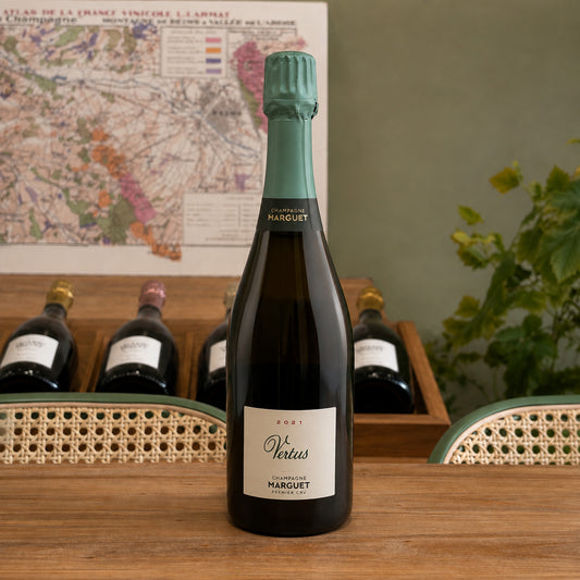 Bouteille de champagne Benoît Marguet Vertus, Premier Cru 2021 – Blanc de Blancs