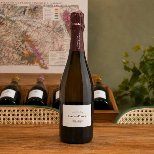 Bouteille de champagne Bonnet-Ponson Cuvée Perpétuelle, Premier Cru – Assemblage
