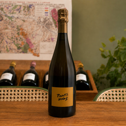 Bouteille de champagne Brice Allouchery Pinot Noir, Premier Cru – Blanc de Noirs