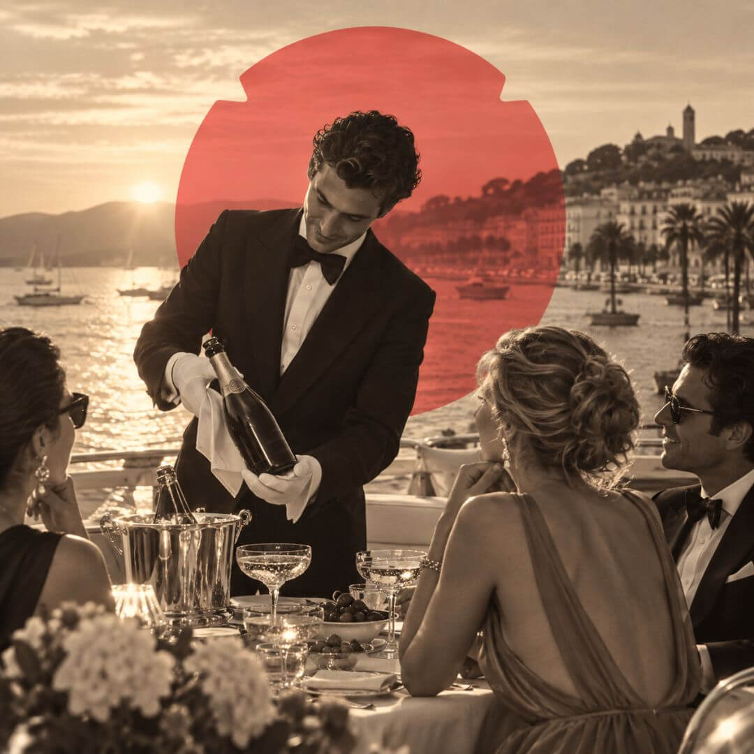 Service Champagne pour yachts et villas à Cannes – sélection, conseil et livraison personnalisée par Bullerie sur la Côte d’Azur