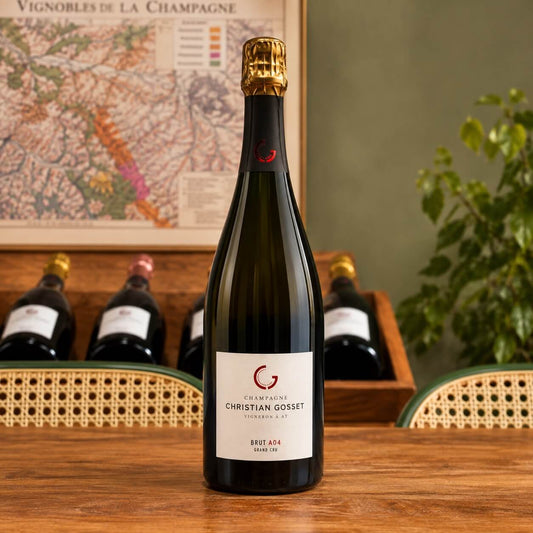 Bouteille de champagne Christian Gosset Brut A04, Grand Cru – Assemblage