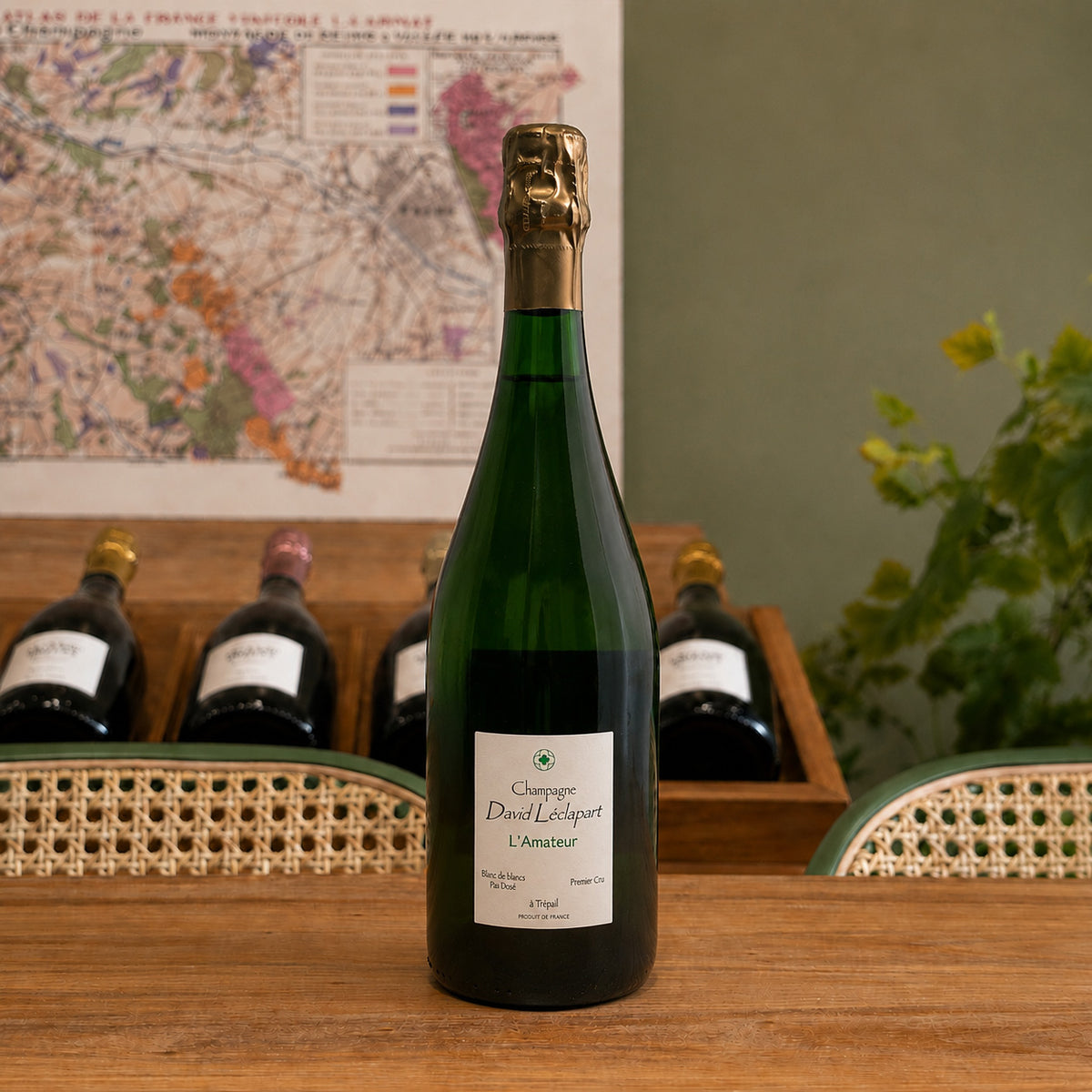 Bouteille de champagne David Léclapart L'Amateur 2022 – Blanc de Blancs