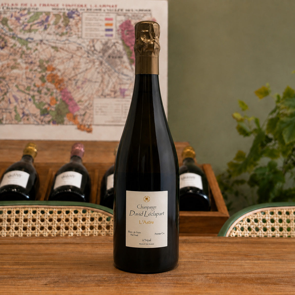 Bouteille de champagne David Léclapart L'Astre 2022 – Blanc de Noirs