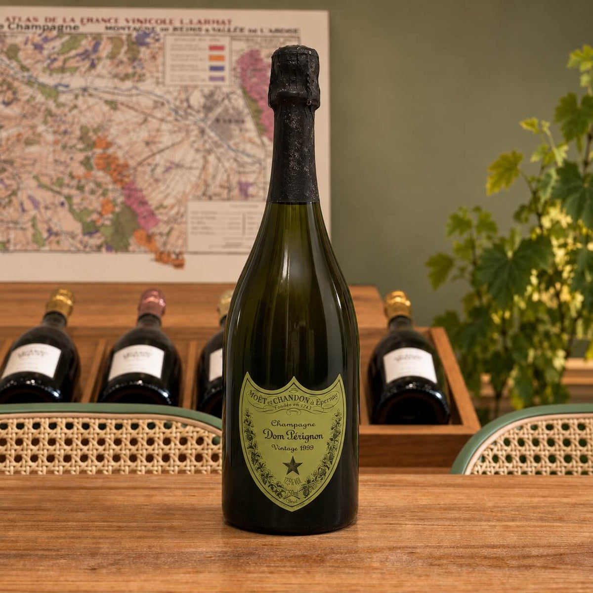 Bouteille de champagne Dom Pérignon 1999 – Assemblage