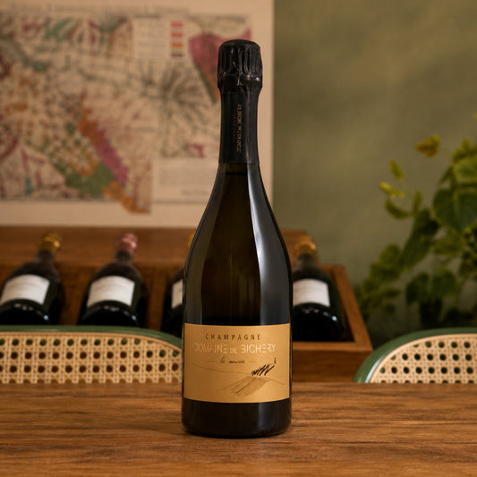 Bouteille de champagne Domaine de la Bichery La Source 2022 – Assemblage