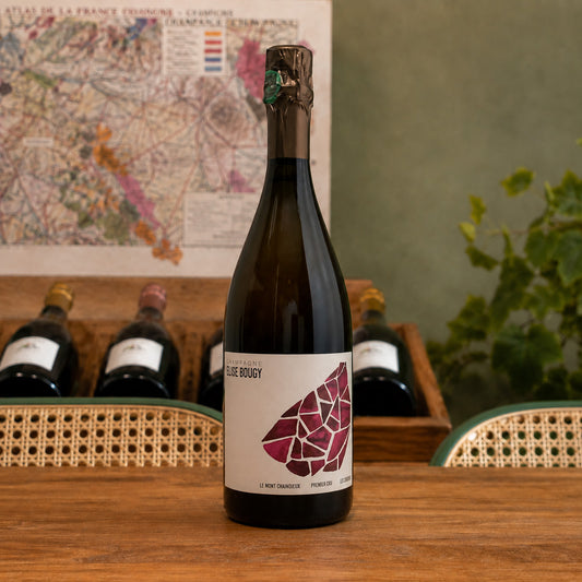 Bouteille de champagne Élise Bougy Le Mont-Chainqueux, Premier Cru – Blanc de Noirs