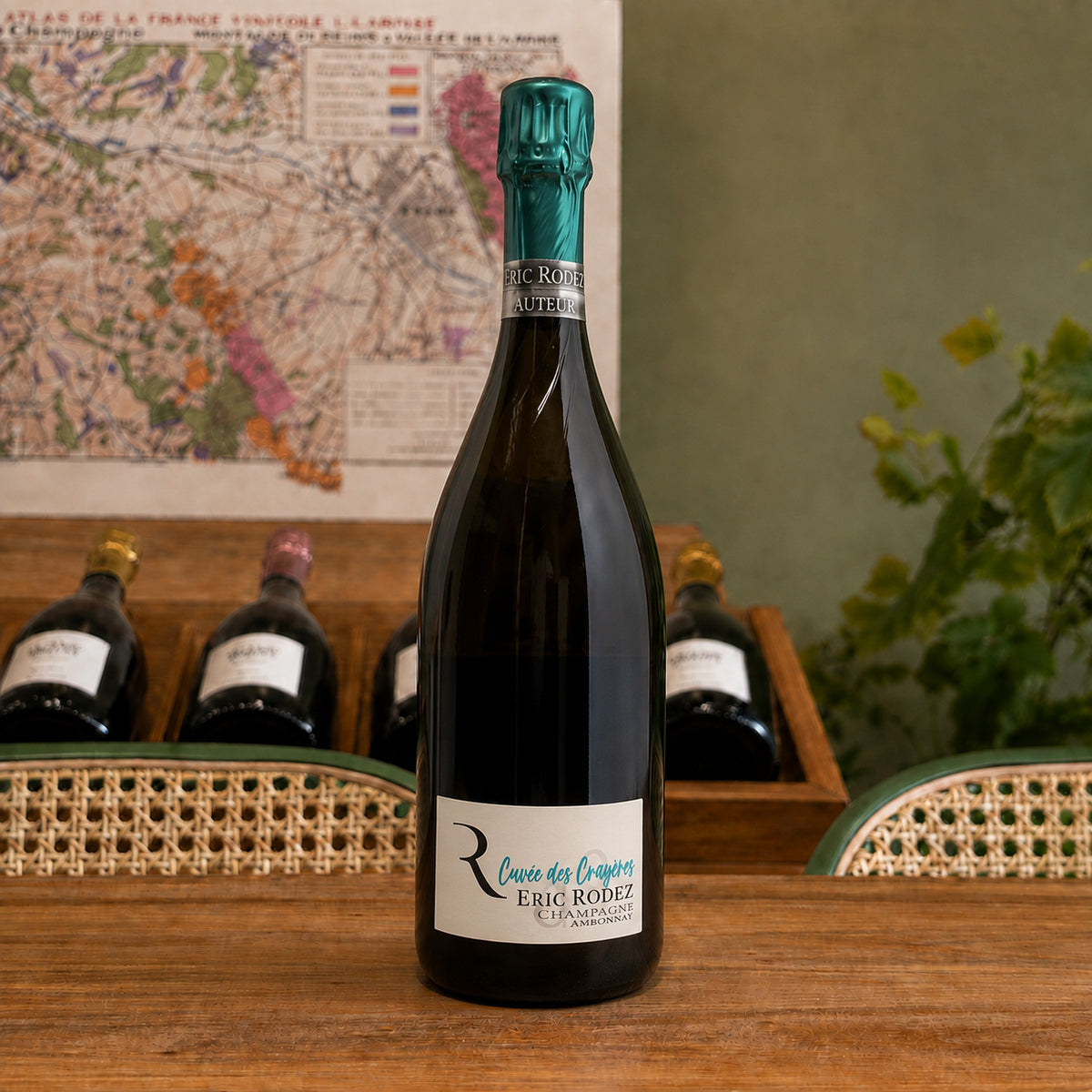 Bouteille de champagne Éric Rodez Cuvée des Crayères N°39, Grand Cru – Assemblage