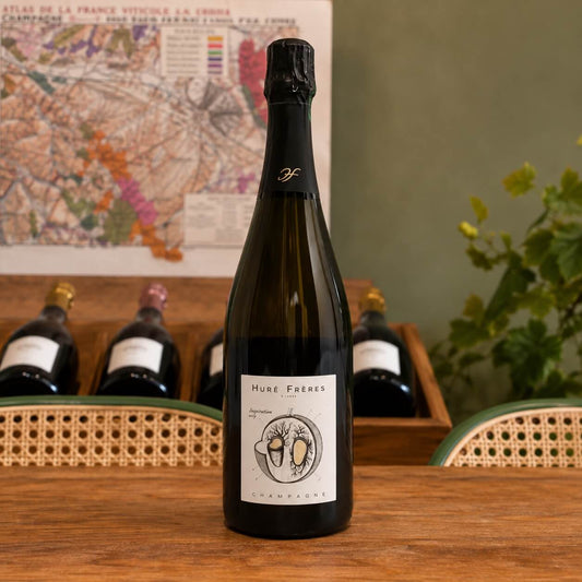Bouteille de champagne Huré Frères Inspiration 2010 – Assemblage
