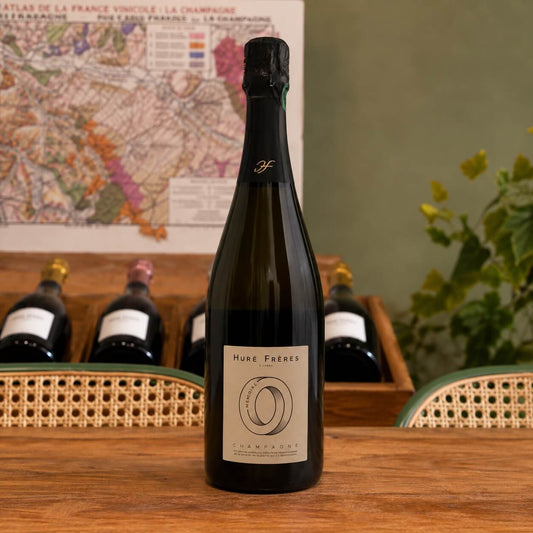 Bouteille de champagne Huré Frères Mémoire – Assemblage