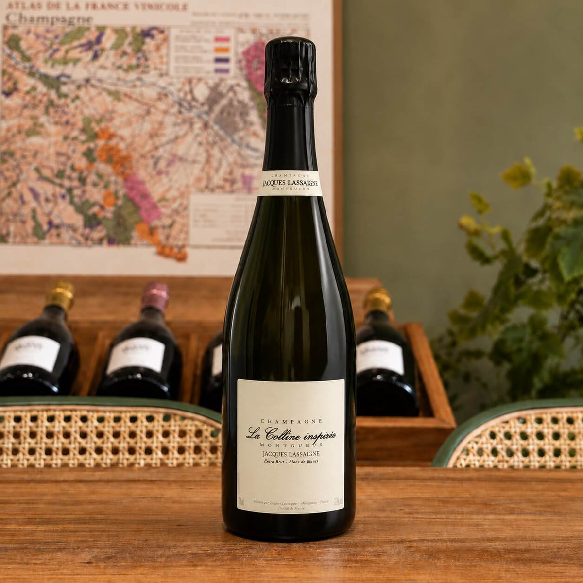 Bouteille de champagne Jacques Lassaigne La Colline Inspirée – Blanc de Blancs