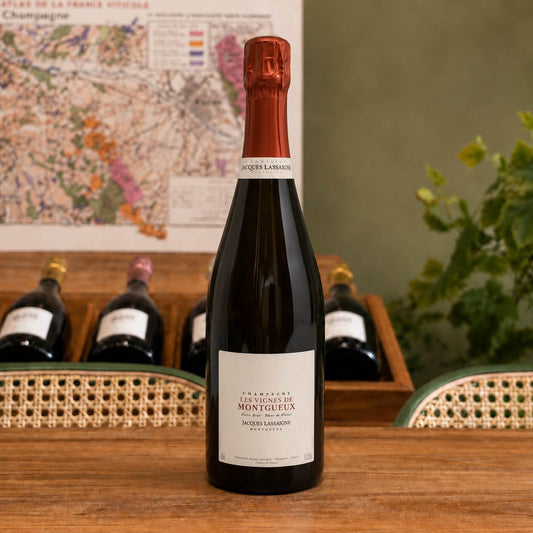 Bouteille de champagne Jacques Lassaigne Les Vignes de Montgueux Rosé