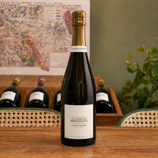 Bouteille de champagne Jacques Lassaigne Les Vignes de Montgueux – Blanc de Blancs