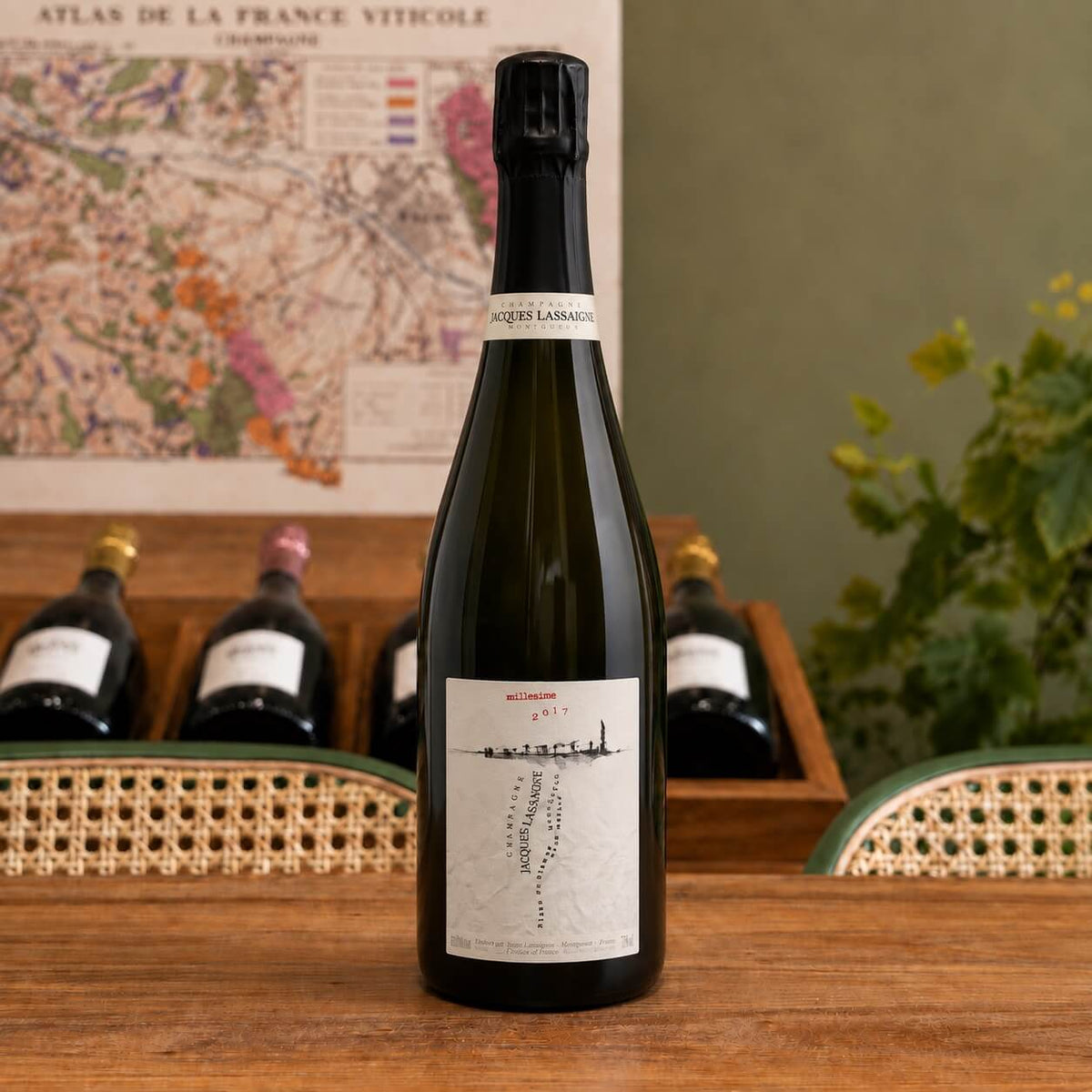 Bouteille de champagne Jacques Lassaigne Millésime 2017 – Blanc de Blancs