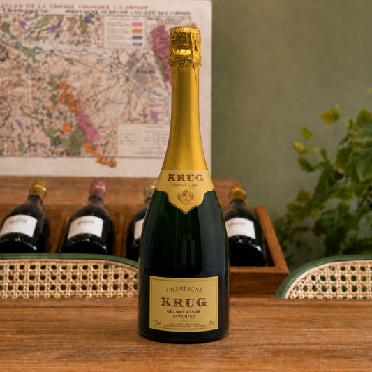 Bouteille de champagne Krug Grande Cuvée 171ème Édition – Assemblage