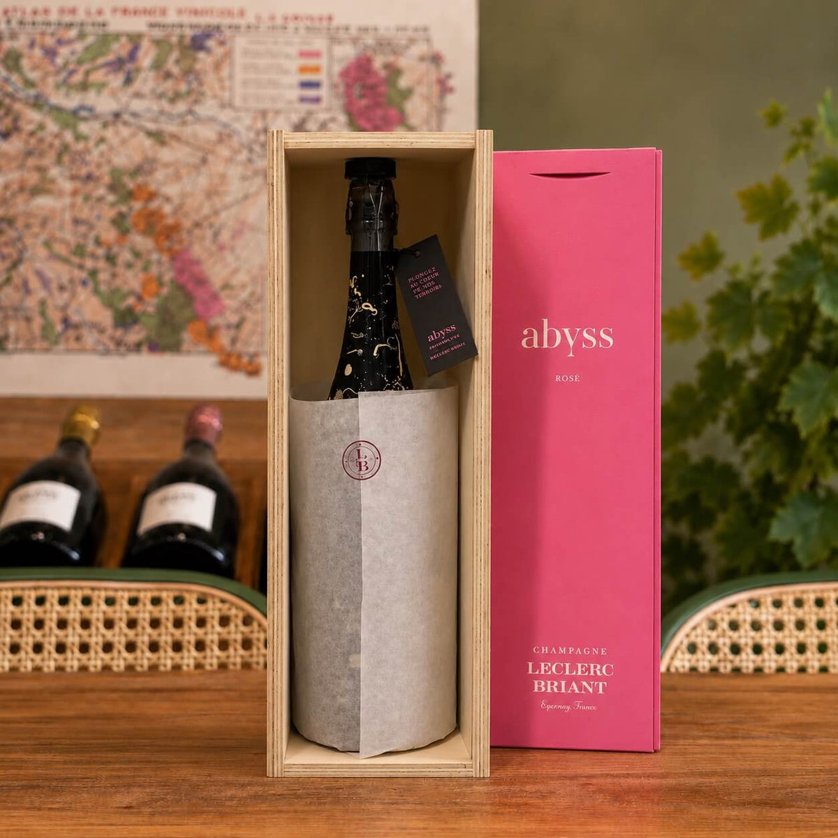 Bouteille de champagne Leclerc-Briant Cuvée Abyss Rosé 2019 – Magnum