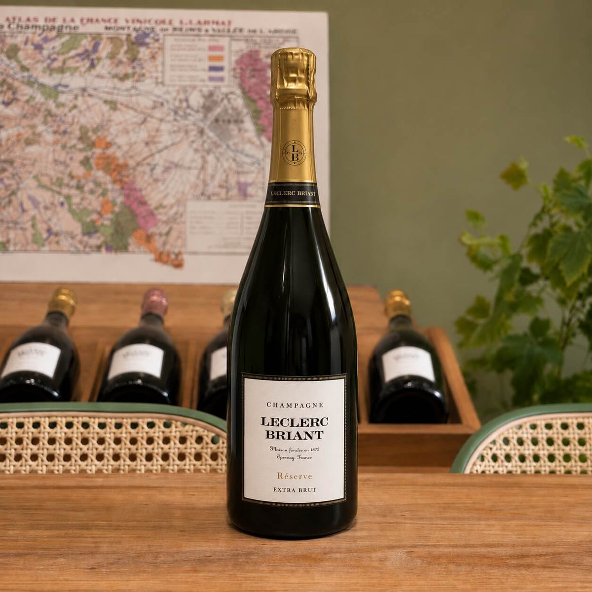 Bouteille de champagne Leclerc-Briant Réserve 2018 – Assemblage