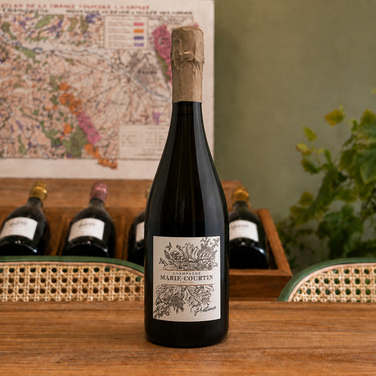 Bouteille de champagne Marie Courtin Prestance 2021 – Blanc de Noirs