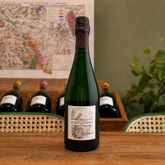 Bouteille de champagne Marie Courtin Résonance – Blanc de Noirs