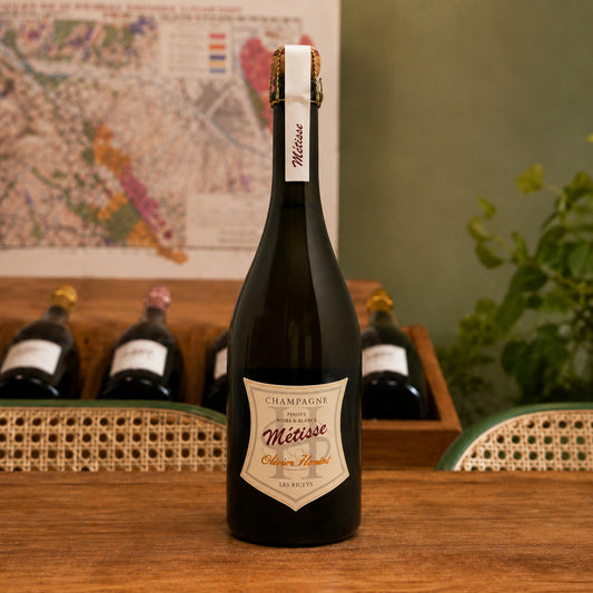 Bouteille de champagne Olivier Horiot Cuvée Métisse – Assemblage