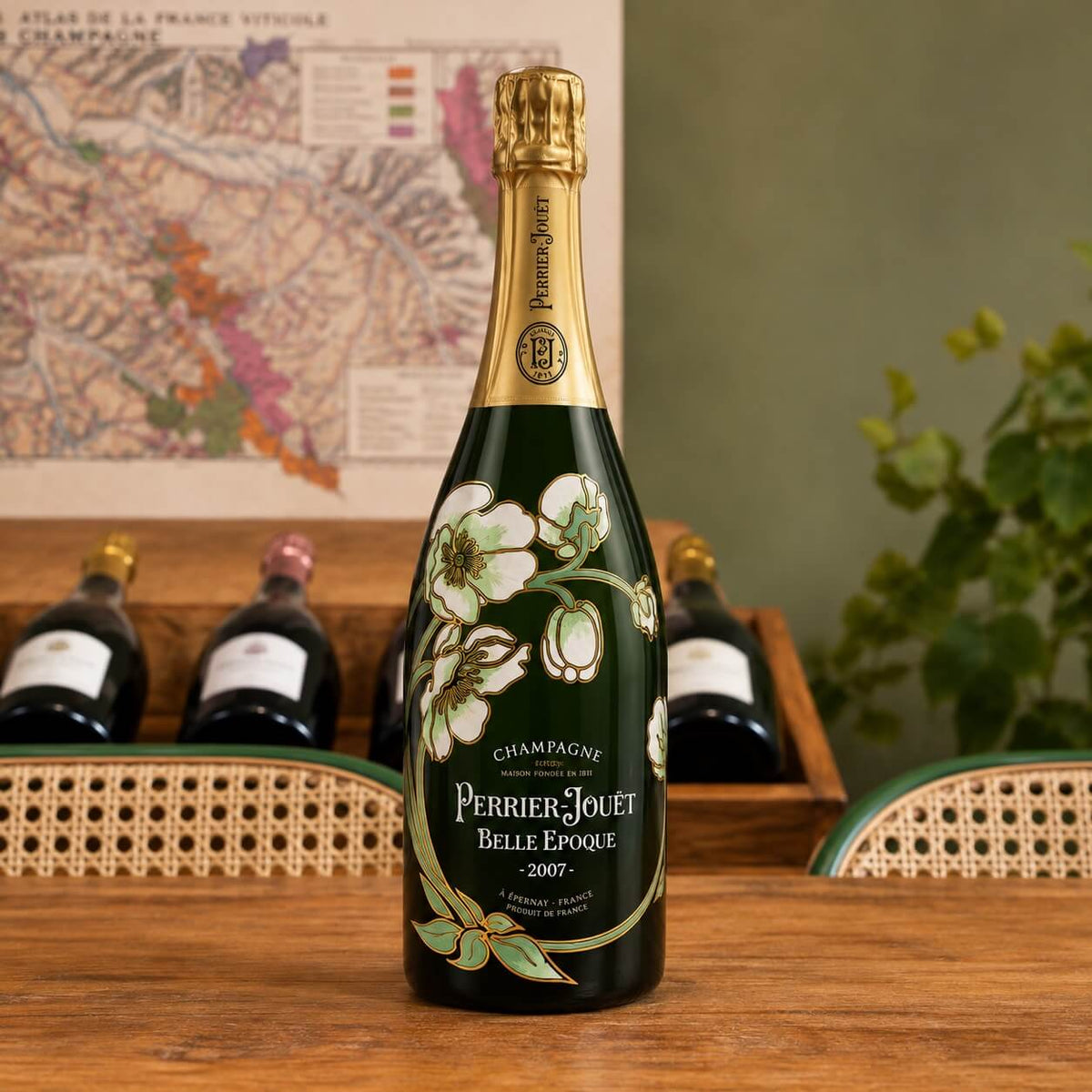 Bouteille de champagne Perrier-Jouët Belle Epoque 2007 – Assemblage