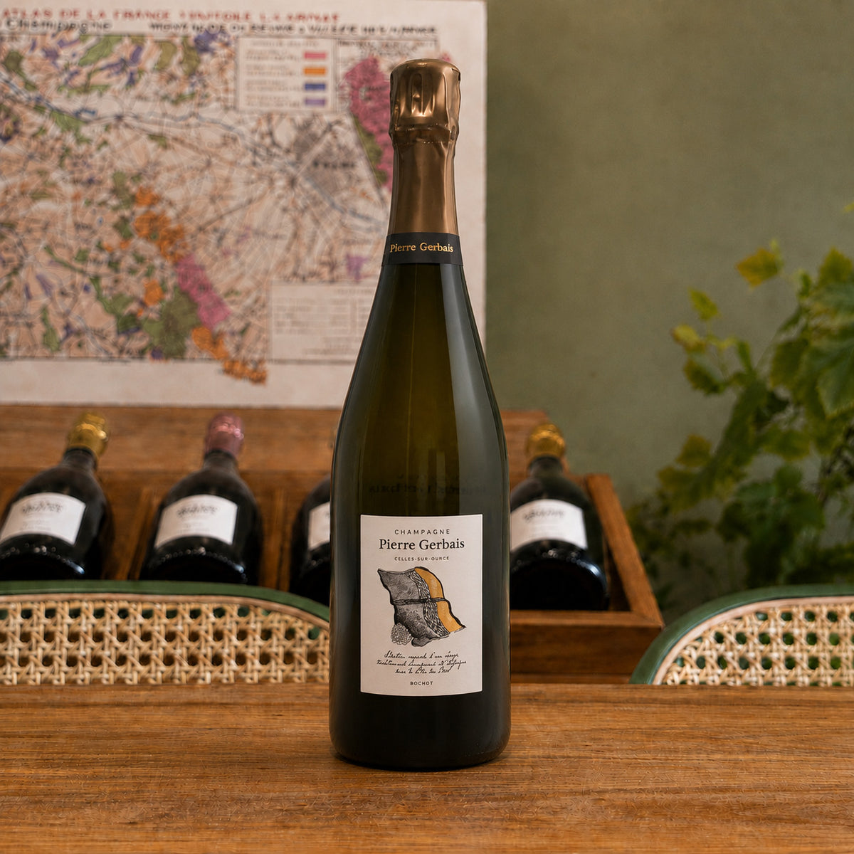 Bouteille de champagne Pierre Gerbais Bochot – Blanc de Noirs