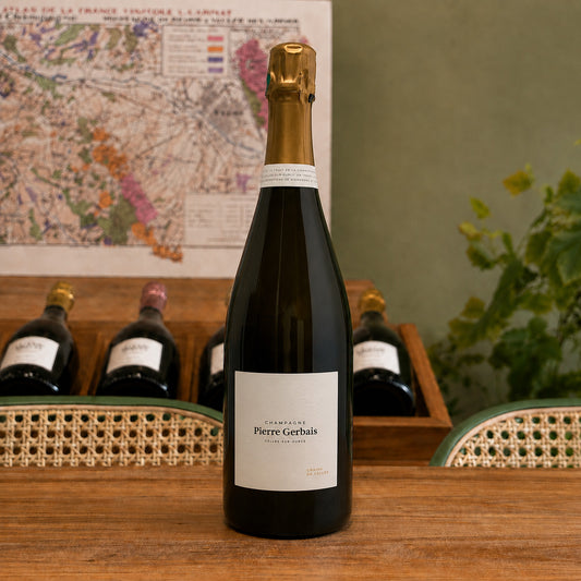 Bouteille de champagne Pierre Gerbais Grains de Celles 2022 – Assemblage