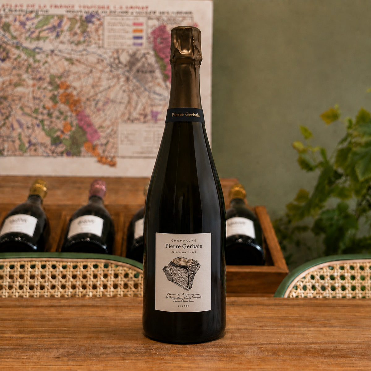 Bouteille de champagne Pierre Gerbais La Loge – Blanc de Blancs