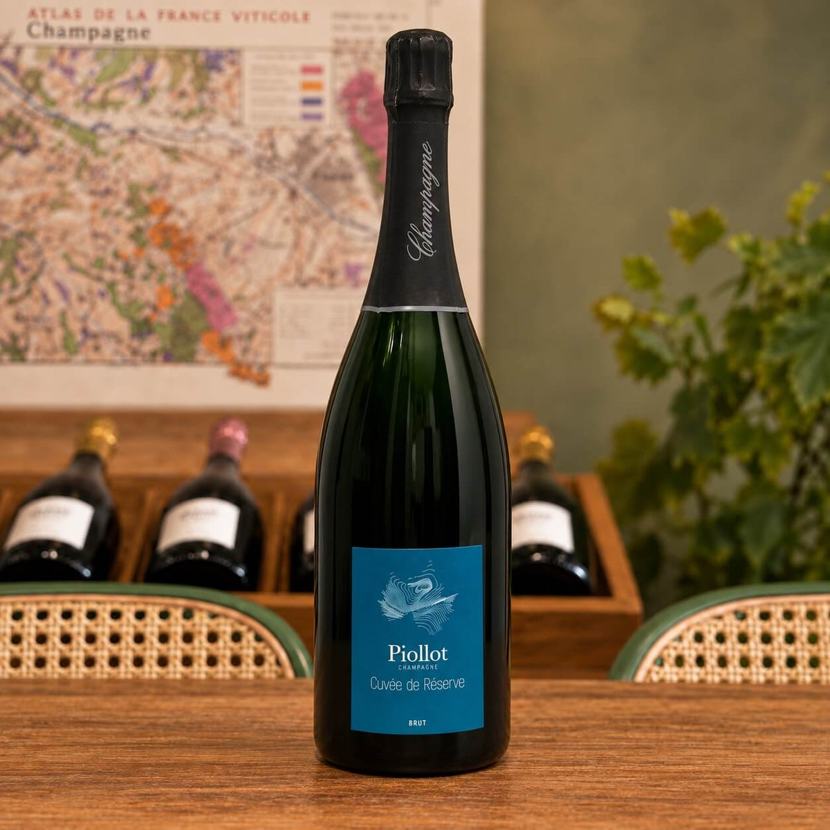 Bouteille de champagne Piollot Cuvée de Réserve, Magnum – Assemblage