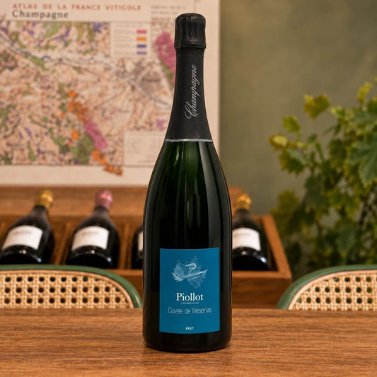 Bouteille de champagne Piollot Cuvée de Réserve, Magnum – Assemblage