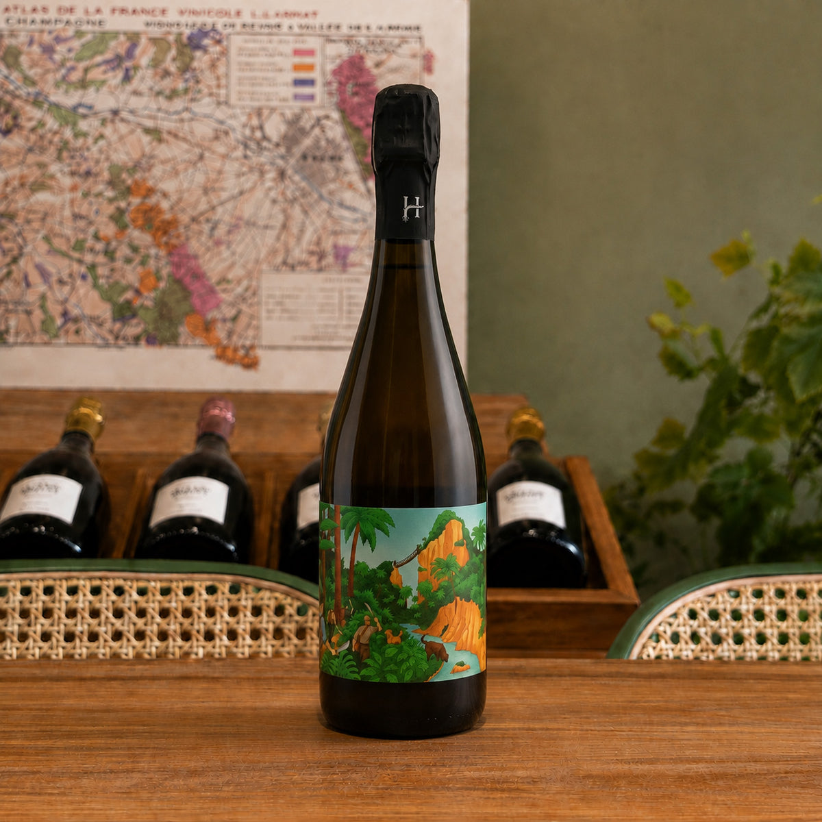 Bouteille de champagne Romain Hénin Odyssée Pétillante – Chapitre 2 – Assemblage